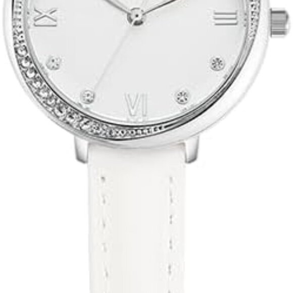 Chic Women's Leather Strap Sports Watch - Precision Quartz & Elegant Design - Picture 8 of 9
